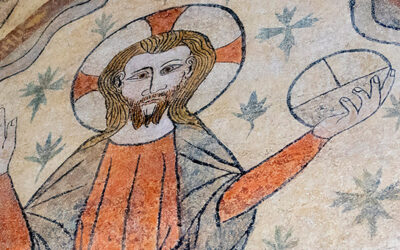 Es restauren les pintures murals gòtiques de Peralta, del segle XIV
