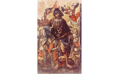 San Roque, del retablo de San Roque, Santa Quiteria y San Esteban, atribuido al Mestre d’Alforja (s. XVI)