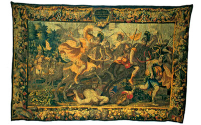 Un tapiz de la serie de Ciro II el Grande en la Catedral de Tarragona (s. XVII)