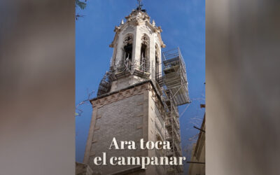 Jordi París Fortuny, membre de la Comissió ciutadana per la restauració del campanar de Valls: «Fem una crida a vallencs i no vallencs, a col·laborar econòmicament en la restauració»