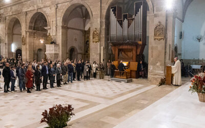 La Parròquia de Sant Jaume Apòstol de Riudoms inaugura les obres del nou paviment de l’església