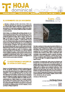 Hoja dominical n. 3851 del 31-12-2023