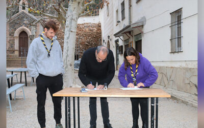 La Parròquia de Sant Miquel Arcàngel de l’Espluga de Francolí cedeix l’ús de dependències de l’ermita de la Santíssima Trinitat a l’Agrupament Escolta l’Estornell
