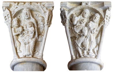 La Natividad en la portalada románica del claustro de la Catedral de Tarragona