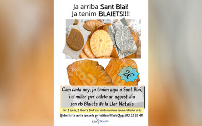 Celebra la festa de sant Blai amb els blaiets de la Llar Natalis