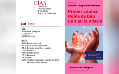 Tarragona acollirà la Trobada interdiocesana d’apostolat seglar de Catalunya