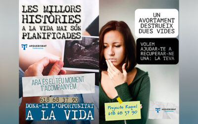 Los proyectos Àngel y Raquel, la pastoral de la vida