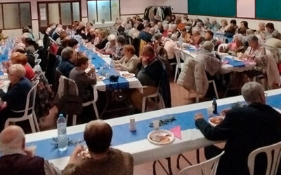 Més d’un centenar de persones participen en el sopar de final de la visita pastoral a l’UPA del Mig Gaià