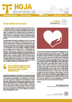 Hoja dominical n. 3872 del 26-05-2024