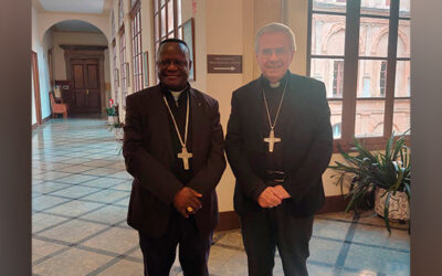 L’arquebisbe Joan rep la visita de Mons. Timothée Bodika, bisbe de la diòcesi de Kikwit