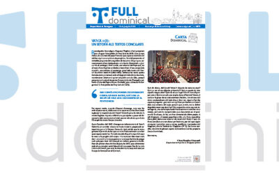 Entrevistem fra Sergio Olmedo, franciscà de la Custòdia de Terra Santa, al ‘Full Dominical’ del 16 de juny