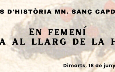 L’AHAT organitza les VIII Jornades d’història Mn. Sanç Capdevila i Felip