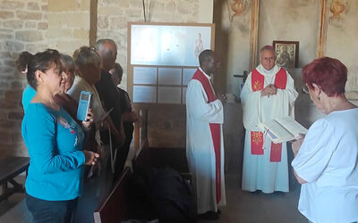 L’arquebisbe Joan inicia la visita pastoral a l’UPA de Calafell-Cunit-Sant Joan de Déu