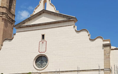 Finalitzen les obres de conservació de la façana de l’església de Santa Maria Assumpta de Falset