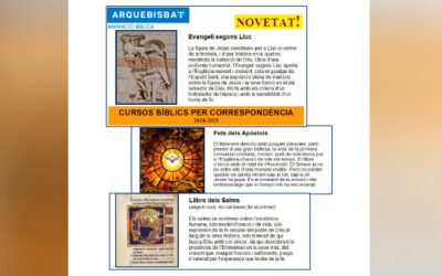 El Secretariat diocesà per a l’animació bíblica impulsa una nova edició dels Cursos Bíblics per Correspondència