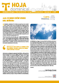 Hoja dominical n. 3897 del 17-11-2024