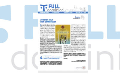 Entrevistem la Gna. Isabel Górriz, delegada diocesana per a la vida consagrada, al ‘Full Dominical’ del 2 de febrer