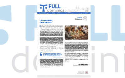 Entrevistem Miquel Llombart, membre de la Comunitat de Sant’Egidio de Tarragona, al ‘Full Dominical’ del 12 de gener
