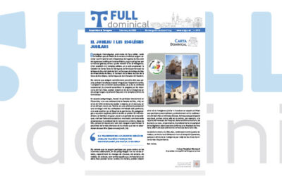 Entrevistem M. Ester Aguadé, directora de la Fundació Sant Fructuós, al ‘Full Dominical’ del 2 de març