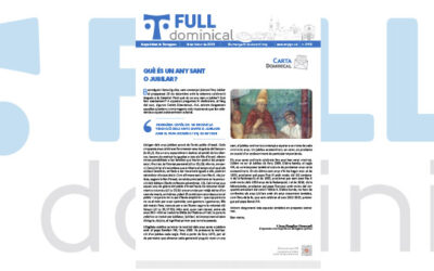 «Nova biografia d’Antoni Gaudí revela detalls inèdits sobre la seva vida i espiritualitat», al Full Dominical del 16 de febrer