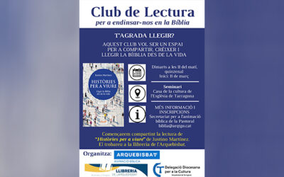 El Secretariat diocesà d’animació bíblica impulsa un club de lectura per a endinsar-se en la Bíblia