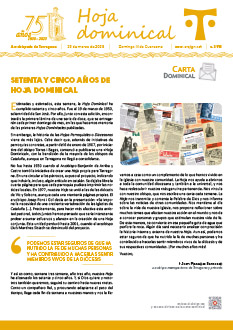 Hoja dominical n. 3915 del 23-03-25