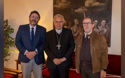 Reunió de l’arquebisbe Joan amb el director general de Professorat i centres docents del Departament d’Educació de la Generalitat