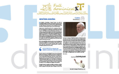 Recordem el papa Francesc, al ‘Full Dominical’ del 4 de maig