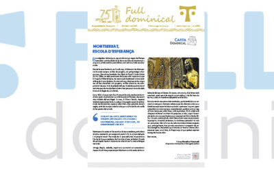 Entrevistem el Dr. Jordi Sardà, ecònom diocesà, al ‘Full dominical’ del 27 d’abril