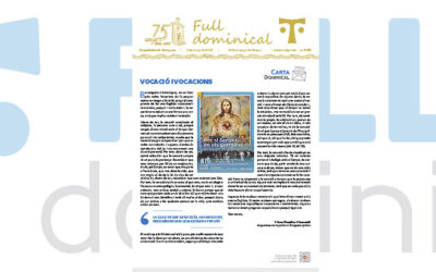 Recollim els testimonis de diverses vocacions, al ‘Full dominical’ de l’11 de maig
