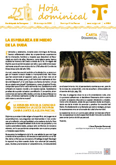 Hoja dominical n. 3924 del 25-05-2025