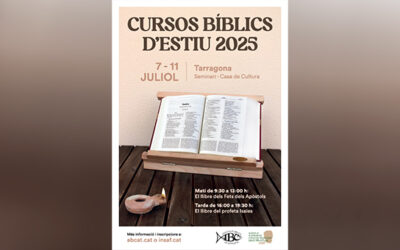 S’obren les inscripcions per als Cursos bíblics d’estiu, que seran del 7 a l’11 de juliol