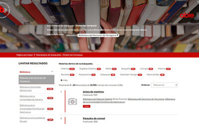 El fons de la Biblioteca del Seminari ja forma part del catàleg col·lectiu de l’Asociación de Bibliotecarios de la Iglesia en España