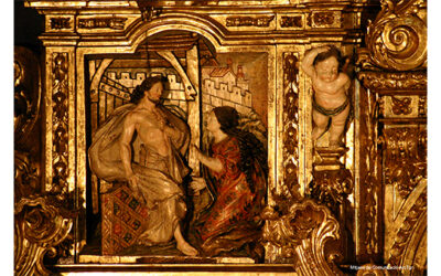 Santa Magdalena en el retablo del templo parroquial del Pont d’Armentera (1702)