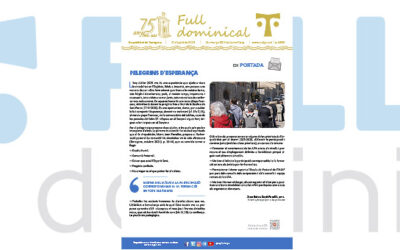 Entrevistem Mn. José Antonio Cano, membre de la Comissió de Primer Anunci de la CEE, al ‘Full Dominical’ del 31 d’agost