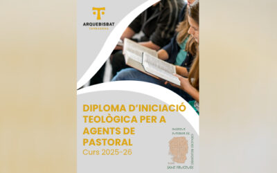L’Escola de Pastoral de l’INSAF ofereix una nova edició del curs d’iniciació teològica per a agents de pastoral