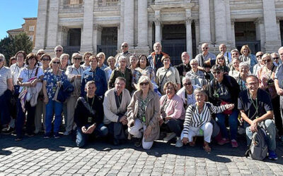 Un grup de cinquanta-cinc persones inicien el pelegrinatge diocesà a Roma amb motiu de l’Any Jubilar