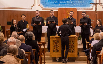 Maspujols homenatja el seu fill il·lustre, Mn. Higini Anglès, amb un concert del Cor Cererols