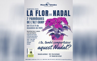 Mans Unides Tarragona inicia la campanya «La Flor de Nadal» a les parròquies de l’Alt Camp