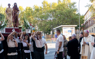 L’arquebisbe Joan pelegrina amb la Confraria dels Sants Just i Pastor de Reus al santuari de la Mare de Déu de Misericòrdia