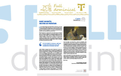 Entrevistem Teresa Feliu, presidenta delegada de Mans Unides a Tarragona, al ‘Full Dominical’ del 7 de desembre