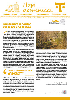 Hoja Dominical n. 3953 del 14-12-2025