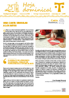 Hoja dominical n. 3956 del 04-01-2026