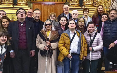 Les persones amb discapacitat visual celebren la diada de santa Llúcia
