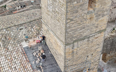 L’església de Santa Maria de Guimerà finalitza els treballs de conservació i manteniment de la teulada