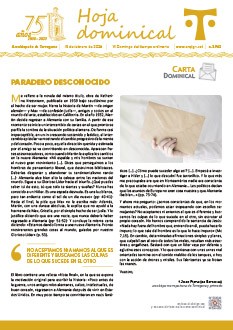 Hoja dominical n. 3962 del 15-02-2026
