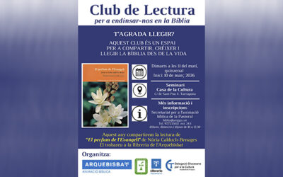 Es posa en marxa una nova edició del Club de lectura per a endinsar-nos en la Bíblia