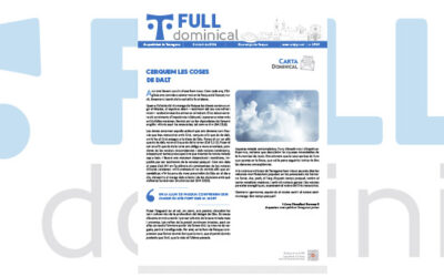 Entrevistem M. de l’Esperança Amill, autora del llibre ‘Tot fent camí’, al ‘Full Dominical’ del 5 d’abril