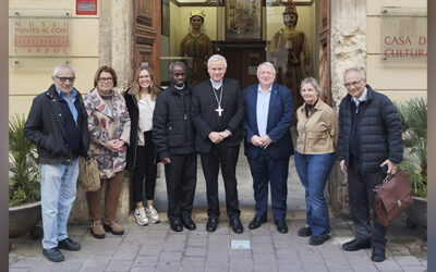 L’arquebisbe Joan visita els ajuntaments de Banyeres del Penedès, la Bisbal del Penedès i l’Arboç