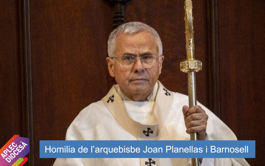 Homilia de l’arquebisbe Joan Planellas a l’Aplec Diocesà